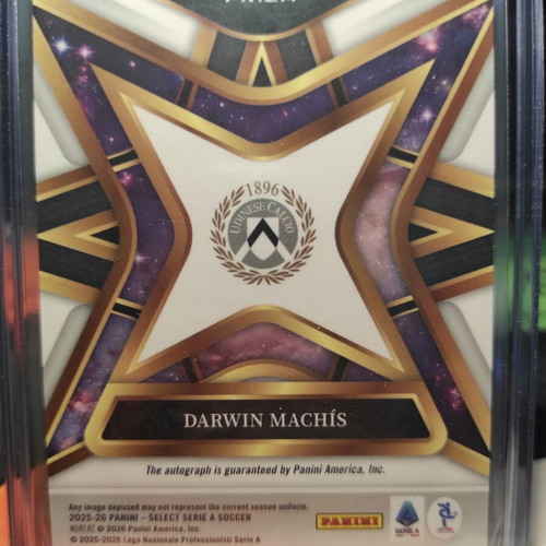 Darwin Machis Autograph Card 2025-26 Panini Select Serie A like new