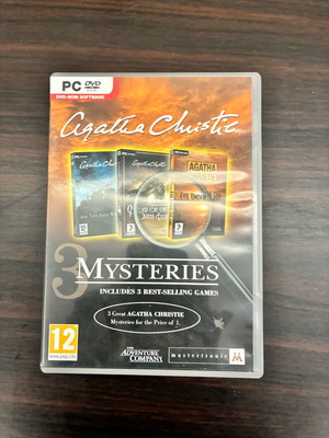 Agatha Christie Mysteries used, 3 games for PC