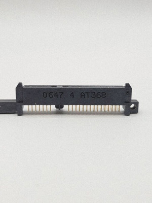 SATA Connector 22-pin (7+15) Female like new, panel mount
