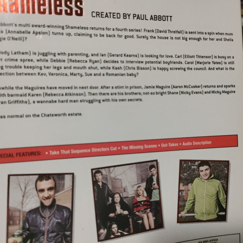 Shameless Series 4 DVD used with English subtitles
