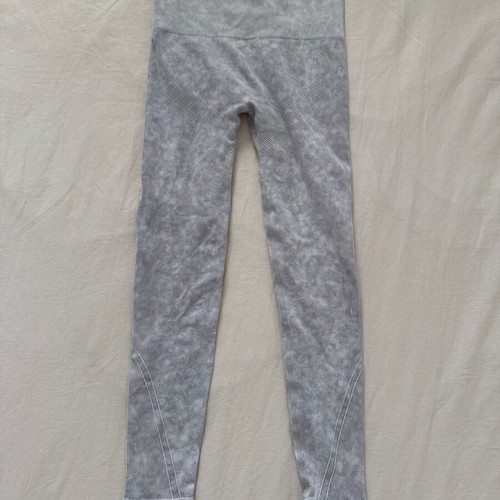 Gym leggings grey seamless high waist like new size S