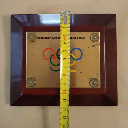 Olympic Games 1992 plaque used