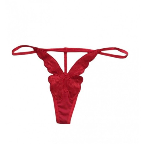 Women’s slip pack of 2 L/XL string new, black and red Greek made