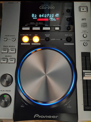 Pioneer CDJ-200 MP3 CD players μεταχειρισμένα, ζεύγος σε άψογη λειτουργική κατάσταση