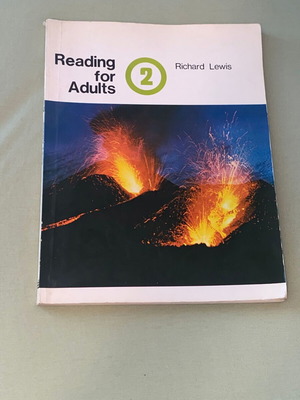 Reading for Adults by Richard Lewis vintage, used English learning book