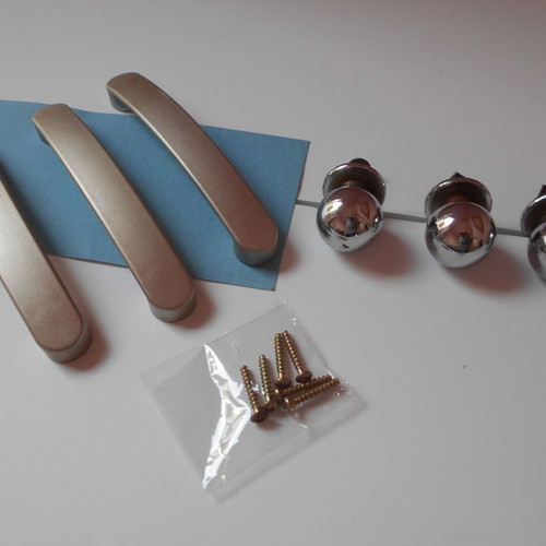 Knobs used for kitchen drawers or cabinet doors, pack of 6