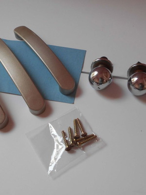 Knobs used for kitchen drawers or cabinet doors, pack of 6