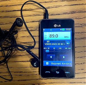 Smartphone LG T385 black