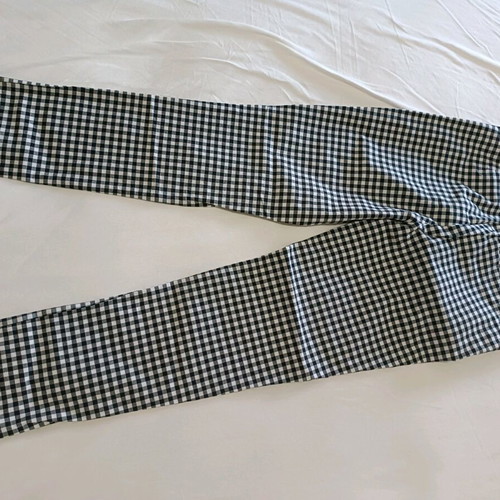 Zara pants black and white, slim fit, like new