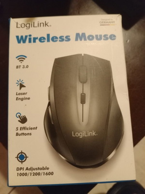 LogiLink ID0032A Bluetooth ασύρματο ποντίκι Laser σαν καινούργιο με 5 κουμπιά