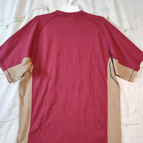 The North Face Tekware vintage men's t-shirt XXL like new, burgundy and beige