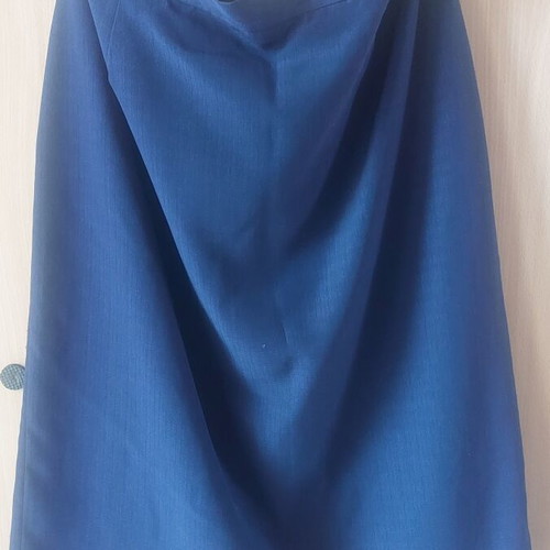 Vintage women's summer suit like new, blue with lace details