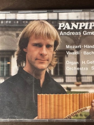 Andreas Gmelin Panpipe CD like new, classical works with pan flute