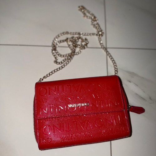 Valentino shoulder bag, red, slight interior peeling