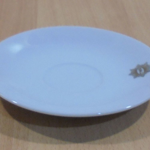TWA Trans World Airlines old promotional ceramic saucer used