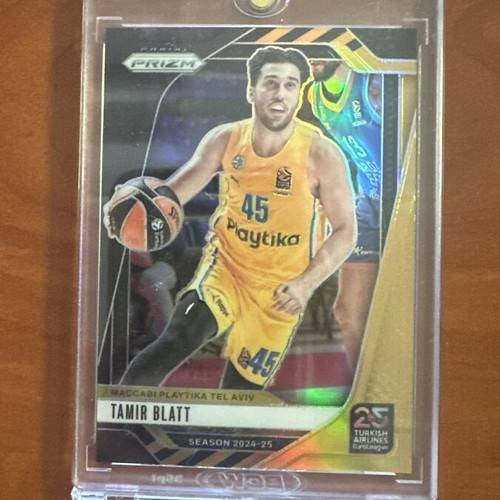 Panini Euroleague Prizm Tamir Blatt /5 basketball card