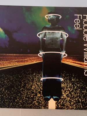 Robbie Williams Feel CD single μεταχειρισμένο, 2 τραγούδια, κάρτα