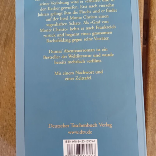 Der Graf von Monte Christo by Alexandre Dumas, German edition