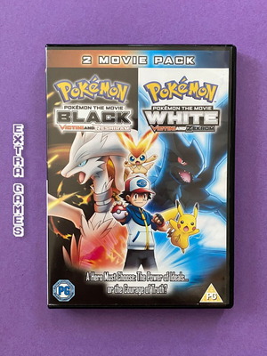 Pokémon Movie Collection Black και White 2 DVD πακέτο σαν καινούργιο