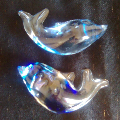 Glass decorative items like new, set of 10 pieces