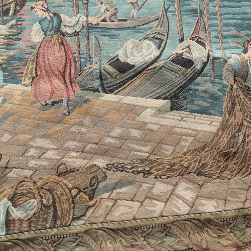 Tapestry with nautical theme like new, large size 150x117