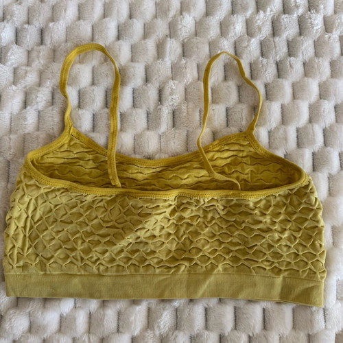 Bustier like new, yellow, ideal for gym