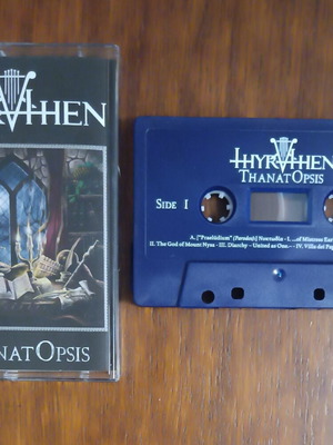 Thyrathen Thanatopsis cassette tape new, blue pro-tape