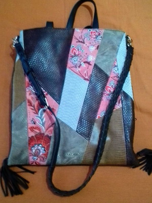 Τσάντα Crossbody Desigual σαν Καινούργια, Μπεζ και Καφέ