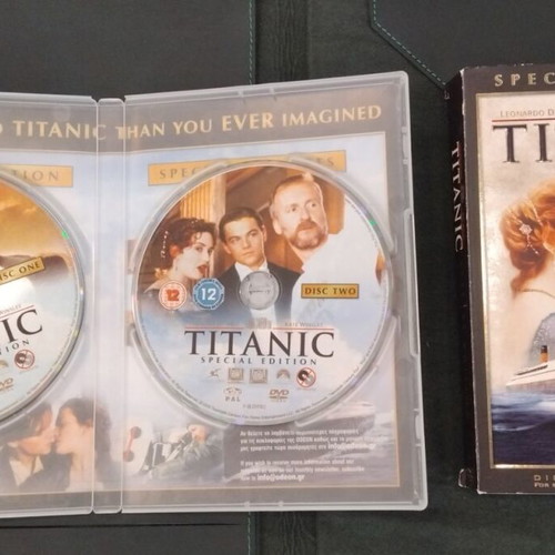 Titanic DVD used, double special edition with Greek subtitles