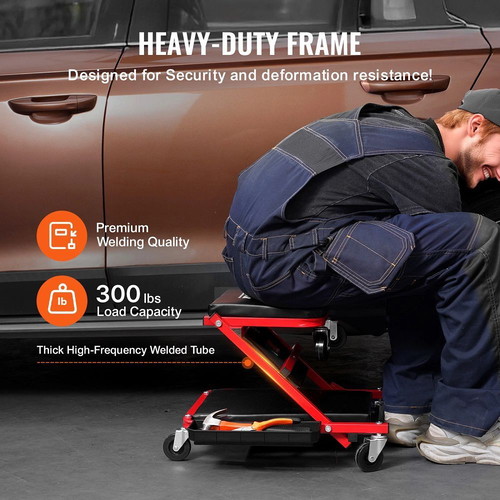 Vevor Folding 2-in-1 Mechanic Stool and Creeper 914mm