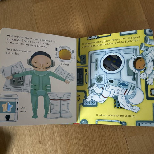 Usborne Peep Inside Space book new for children in English