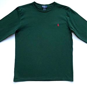 POLO by RALPH LAUREN Παιδικό Μακρυμάνικο T-shirt Πράσινο - Size L (14-16 Years)