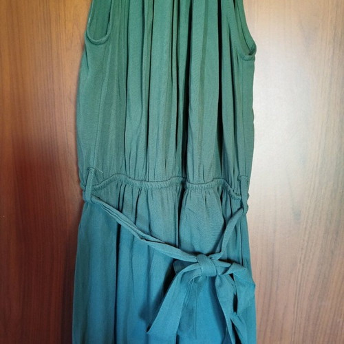 Midi dress halter neck green Trendyol used, size M