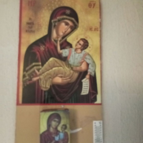 CLEARANCE. The Virgin Mary in wall picture and calendar