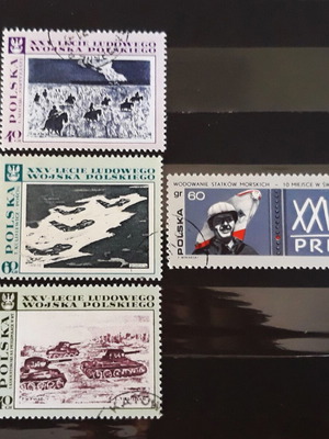 Γραμματόσημα Πολωνίας 1968 & 1969, επετείους του Πολωνικού Λαού, σαν καινούργια, 4 τεμ.