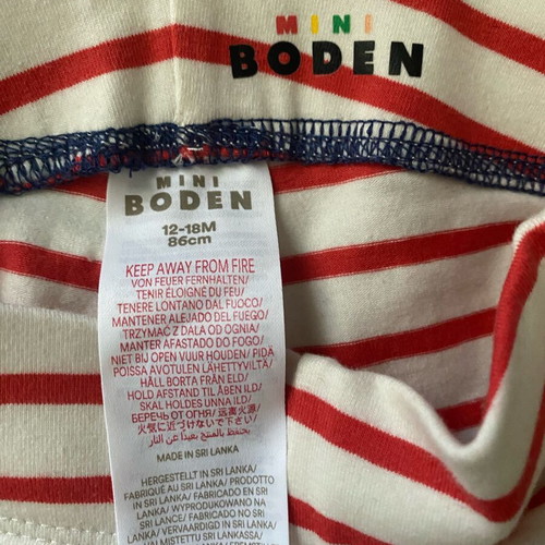 Mini Boden baby set for 12-18 months new