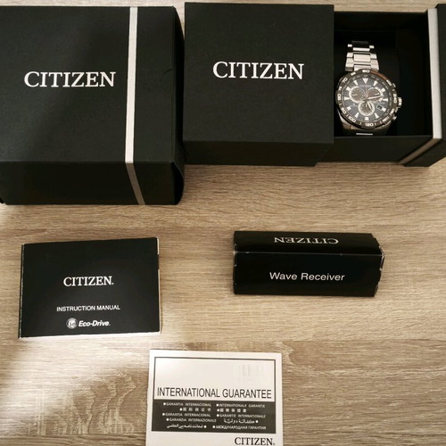 Citizen Promaster Land Eco-Drive CB5034-82L watch like new
