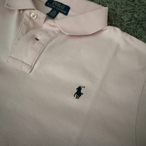 Polo Ralph Lauren polo shirt and t-shirt like new, size L, gray and pink