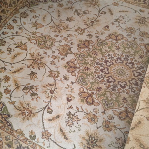 Rugs used, 2 pieces 2.80x2.00 m, green brown, Biokarpet brand