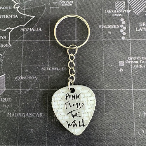 3D Printed Pink Floyd The Wall Keychain new