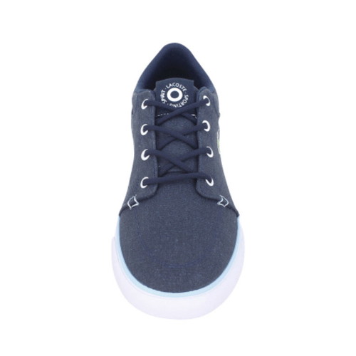 Lacoste men's shoes used, size 42, grey blue canvas