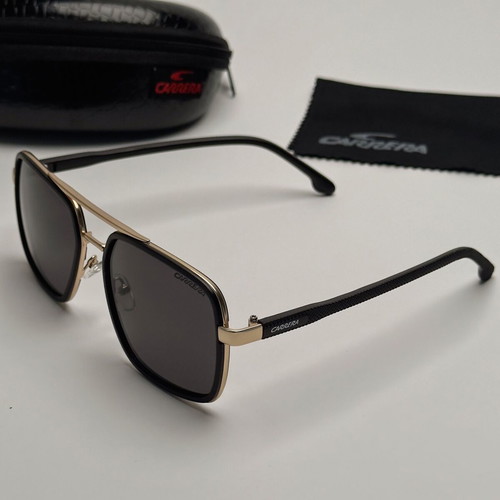 Carrera sunglasses new, rectangular lenses, UV400, gold and black