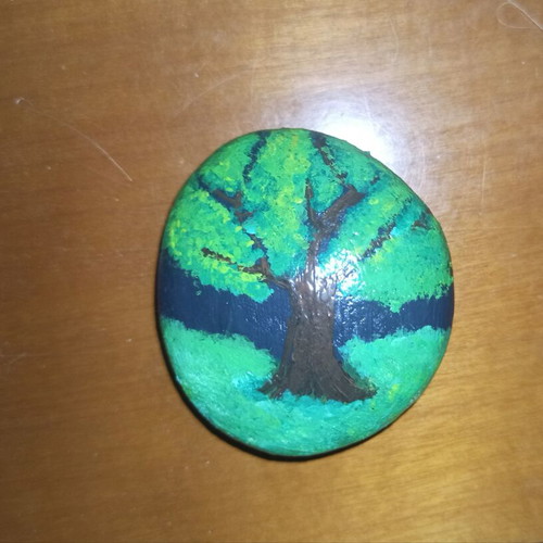 Handpainted stones new, various colors and designs