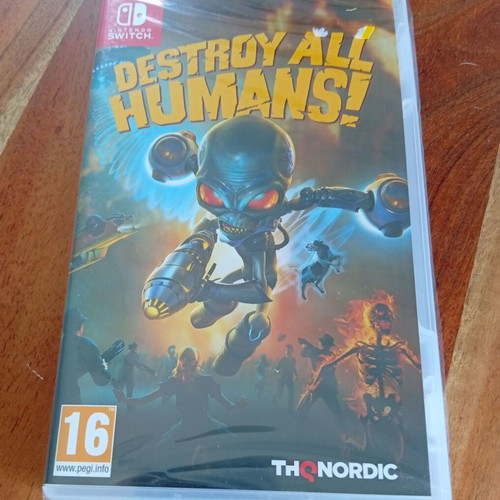 Nintendo Switch Destroy All Humans new sealed