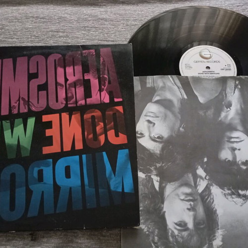 Aerosmith Done With Mirrors LP album like new, rock