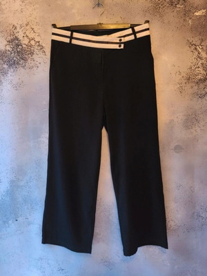 Women's office style pants like new, black with white detail, size XL