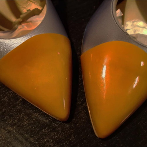 Ovye by Cristina Lucchi pumps silver like new