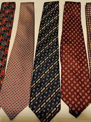 Pierre Cardin silk ties, multicolor, set of 7 plus 3 more