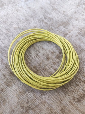 Bracelet new yellow metallic phosphorescent