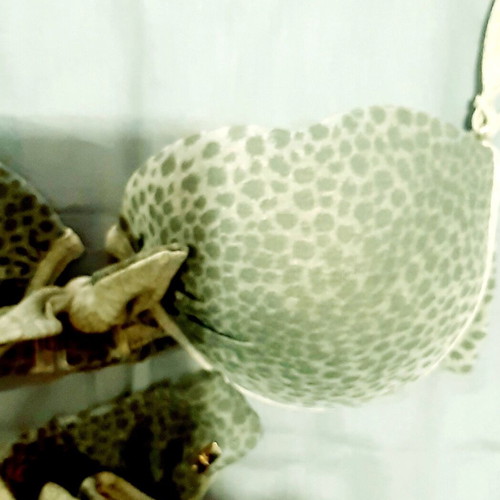 Lucifer Animal Prints Bikini used, size Large, green